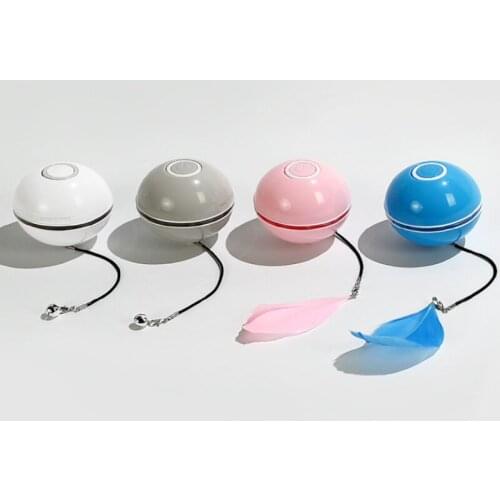 Ball Led Flashing Ball Usb Charging Laser Funny Cat Ball Self-hey Cat Toy Luminous Automatic Change Direction Pet Supplies