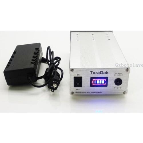 Teradak18650 battery linear power supply headphone amplifier decoding USB digital interface 5V / 9V / 12V 2A