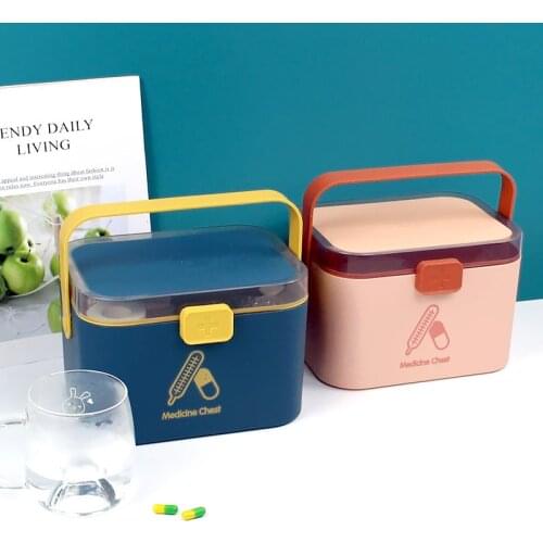 Medical Box Household Large-capacity Medical First Aid Kit Multi-layer Medicine Emergency Storage Box Family Small Medicine Box