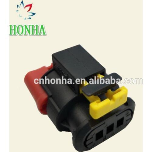 3 Pin 284425-1 Waterproof Automotive Wire Connector Sealed Sensor Fuel/Diesel Injector Ignition coil Connector For AMP Tyco