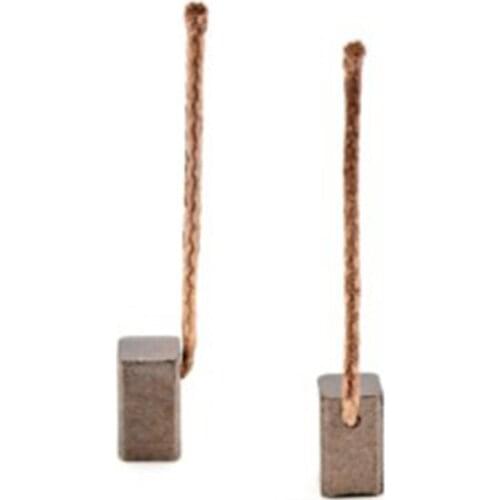 4pcs Carbon Brushes For Blower Motor, Fan Motor, Windshield Wiper Motor, Casement Lift Motor 6x6x10mm High Quality