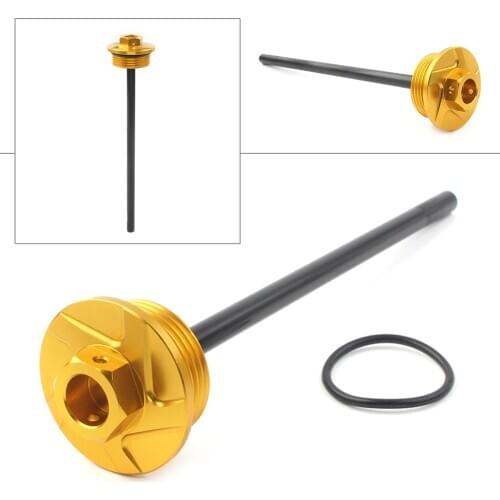 CNC Aluminum Engine Oil Fuel Dipstick Cover Oil Fluid Dip Stick Cap For Polaris Sportsman Forest Touring 550 XP X2 2009-2014