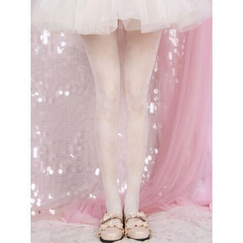 White Lolita Pantyhose Japanese Sweet Student Pantyhose