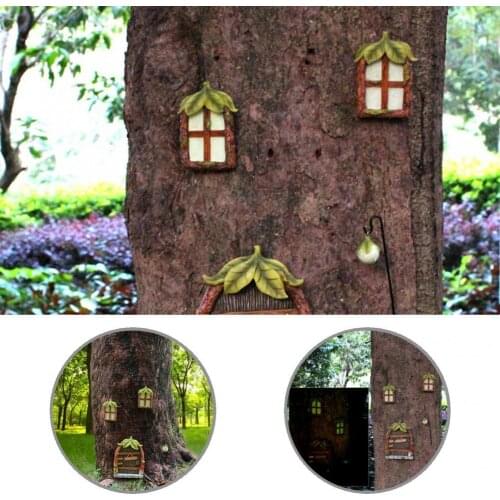 Fadeless Mix Color Outdoor House Mini Tree Decorations for Household