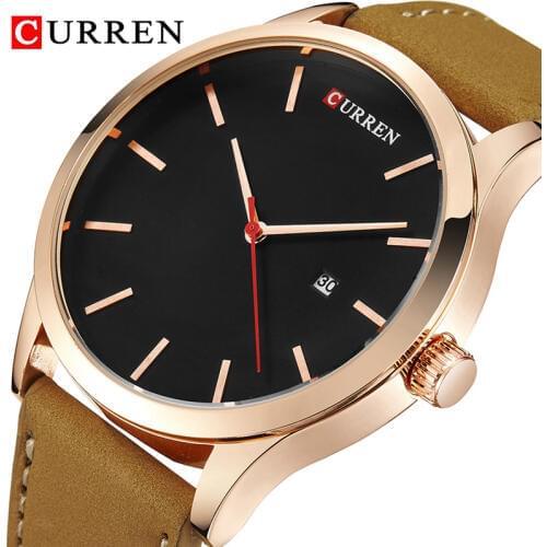 CURREN Fashion Simple Men Watch Top Brand Luxury Military Sport Wrist Watch Men Quartz Clock Mens Watches Waterproof Relogio