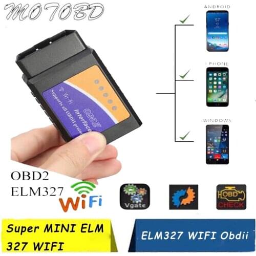 ELM327 Mini Tester OBD 2 Auto Diagnostic Scanner Newest V1.5 Super Mini ELM327 OBD2 OBD II Bluetooth WIFI ELM 327 Bluetooth OBD