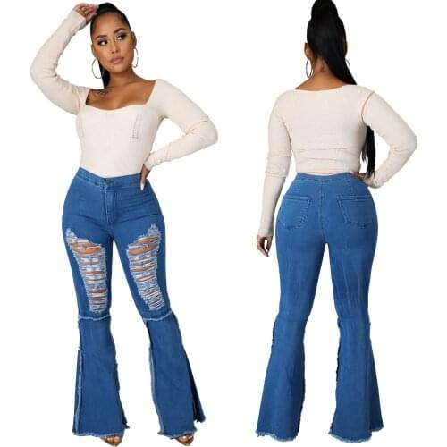 Женские джинсы клеш FANAN China At AliExpress