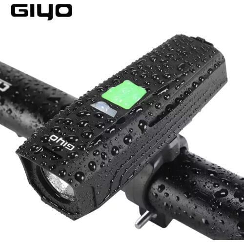 GIYO T6 LED Bike Flashlight USB Rechargeable Headlight For Bicycle 450Lm Strong Cycling Lamp Bike Light Front Handlebar Lantern
