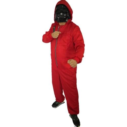 Moive La Casa De Papel Salvador Dali Costume with Halloween Mask