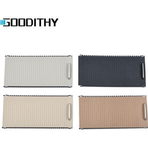 Car Console Cover Cup Holder Plate Zipper Rolling Curtain For Mercedes Benz W204 C Class W212 E Class C180 C200 C220 E200 E260