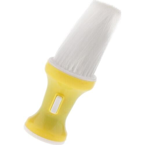 Fashion Hair Cutting Dust Cleansing Tool Shaving Brush with Powder Container