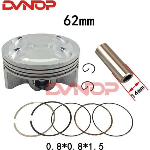 Scooter N-MAX 62mm Big Bore Racing piston ring for Yamaha NMAX N max Nmax 155 Aerox TRICITY R15 NVX 155cc to 183cc 2DP