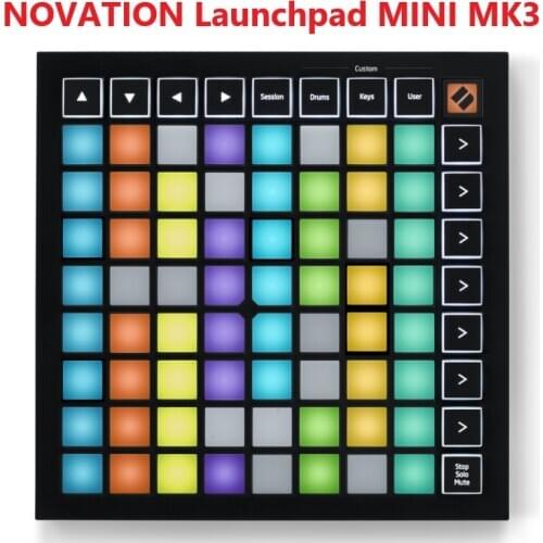 NEW Novation Launchpad Mini MK3 portable 64 RGB pad MIDI grid controller for making and performing tracks with Ableton Live