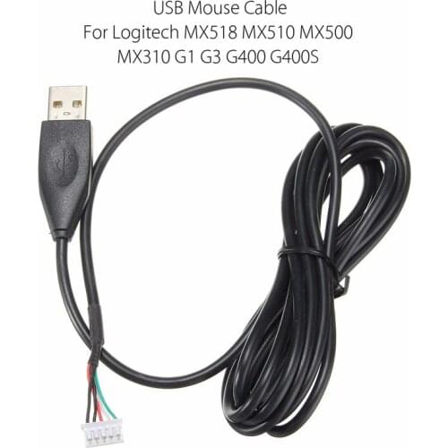 NEW usb mouse cable for Logitech mouse MX518 MX510 MX500 MX310 G1 G3 G400 G400S Replacement mouse line wire