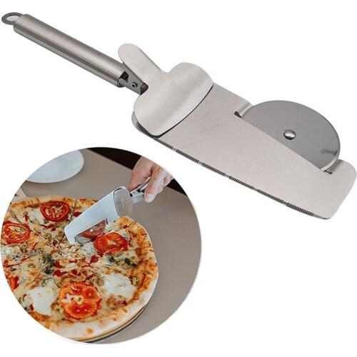 Stainless Steel 3 in 1 Pizza Cutter Multifunctional Cutter Sandwiches Slicer