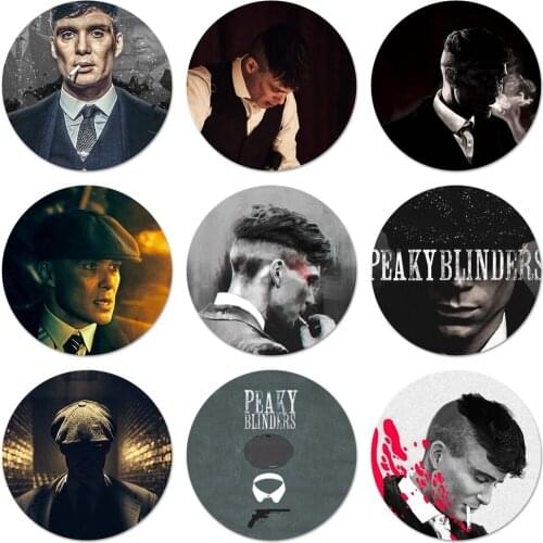 Peaky Blinders Man Icons Pins Badge Decoration Brooches Metal Badges For Backpack Decoration