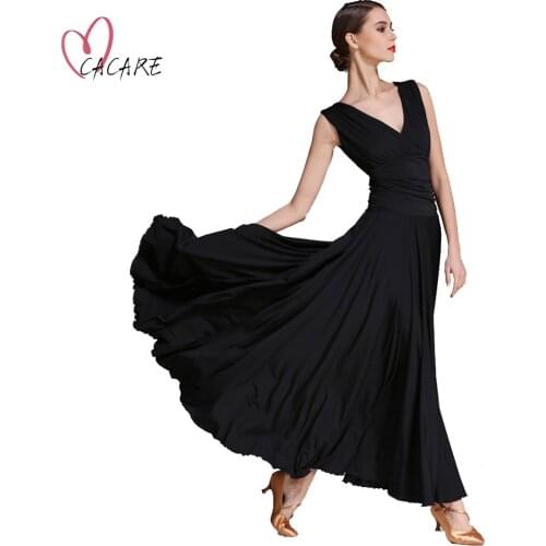 Ballroom Dress Sale Standard Dance Dresses Waltz Dress Elegant D0407 6 Colors Ruffled Waist Big Hem CACARE