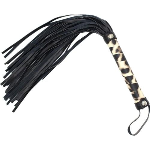 Sex Bondage Leopard Whip Sex Flogger Bondage Adult Toys Spanking Paddle For Women Fetish Flirt Whip For Couples