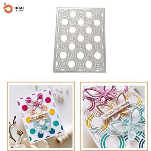 Carbon Steel Metal Cutting Die DIY Circle Rectangle Frame Suitable for Decorative Scrapbook Album Festival Card Making 2021