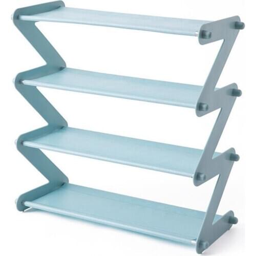 Z-shaped Shoe Rack Assembly Multi-layer Shoe Rack Student Dormitory Shoe Rack Simple Storage Shoe Rack