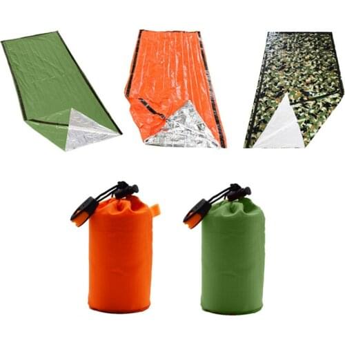Outdoor emergency first aid sleeping bag first aid blanket heat preservation life saving envelope sleeping emergency