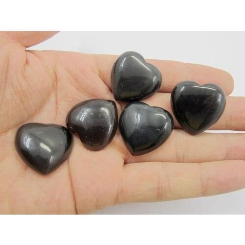 High Quality Rainbow Obsidian 25mm Heart Stone Gem Bead Pendant Cabochon 1pcs Gem stone jewelry gift