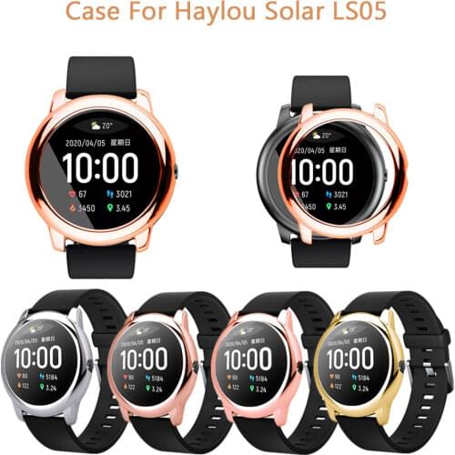 Watch Screen Protection Case For Xiaomi Haylou Solar LS05 Smart Watch Protector Soft TPU Crystal Clear Case Cover