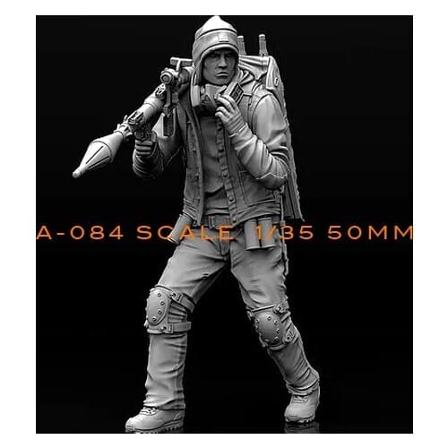 1/35(50mm) Resin Model Kits soldier Self-assembled A84