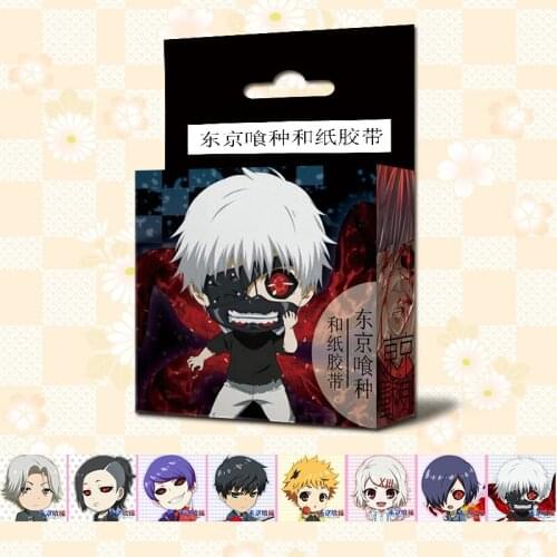 1.5cm*5m Anime Tokyo Ghoul Cartoon Washi Tape Adhesive Tape DIY Scrapbooking Sticker Label Masking Tape