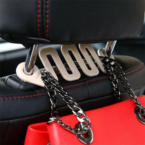 1PC Car Seat Back Hook Auto Headrest Organizer Storage Hanger Hook Bag Handbag Creative Car Small Hook