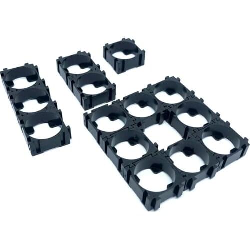 100pcs Battery Bracket 18650 Safety Anti Vibration Holder Bracket Lithium Batteries Support Stand Plastic Holder Bracket