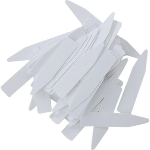 100 Pcs Reusable Pvc Plant Tag Label Tree Fruit Seedling Garden Flowerpot Plastic Label Sign Sorting Tool