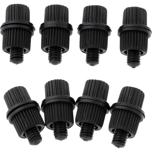 8Pcs Motorcycles Motorbike Nylon License Plate Frame Fastening Bolts Screws