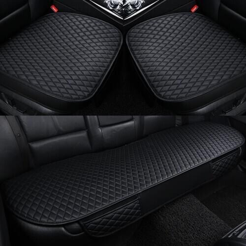 Car Seat Covers 4 Seasons Premium Pu Leather Seat Cushion Pads Single General Car Cushions, E3 X40