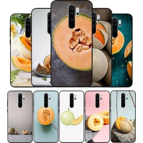Hami melon Phone Cover For Xiaomi Redmi note 9S 8T 7 6 5 4 Pro for redmi 4A 4X 5 Plus Soft Silicone Case Fundas