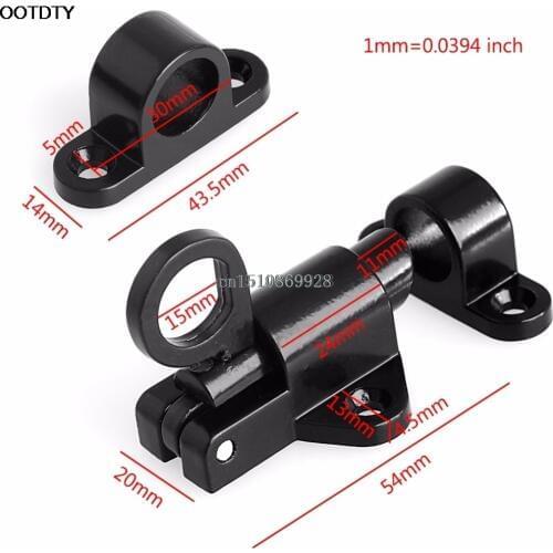 Window Gate Security Pull Ring Spring Bounce Door Bolt Aluminum Latch Lock Hot