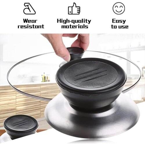 Pan Cover Knob Kitchen Cookware Replacement Utensil Pot Pan Cup Lid Cover Circular Holding Knob Screw Handle Cookware Parts