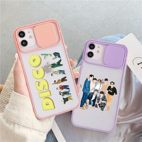 Fashion Kpop Korean DYNAMITE Case Lens Proect Phone Cover for IPhone 11 Pro XS MAX SE2 12 7 XR X 8 6 Plus Clear Hard Shell Funda