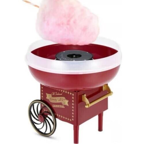 2021 New Retro Trolley Cotton Candy Machine Fashion Mini Candy Floss Maker Home Machine