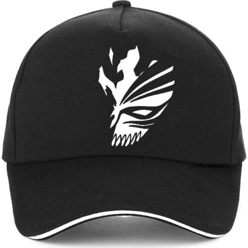 BLEACH Dad hat Hollow Mask Kurosaki Ichigo Anime Baseball Cap Zaraki Kenpachi Aizen Japan Manga Ulquiorra Unisex Snapback hats