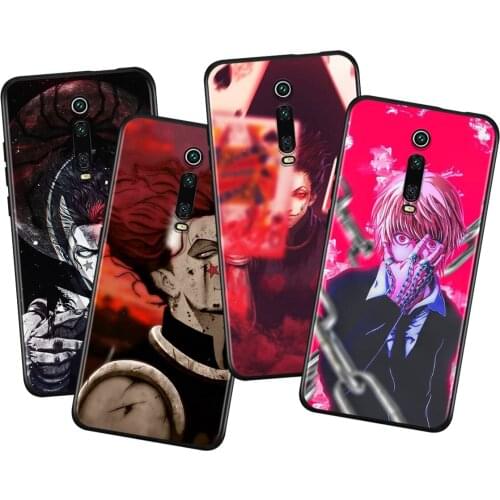 Hot Anime HUNTER X Killua Hisoka For Xiaomi Redmi K40 Gaming K30i K30T K30S K30 Ultra K20 10X Pro Black Silicone Phone Case