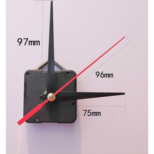 DIY Wall Clock Movement Mechanism Battery Operated DIY Wall Clock Repair Parts Replacement Silent Movement White Shaft
