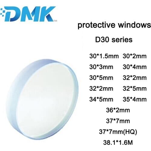 D30 Series 30*5/32*2/ 34*5/37*7 Fiber Laser Protective Lens Windows Glass For Wsx Precitec Cutting Head