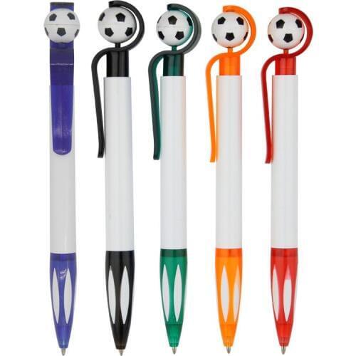 500pcs/lot new Office school supplies football Ball point pen cartoon header school office children writing tool
