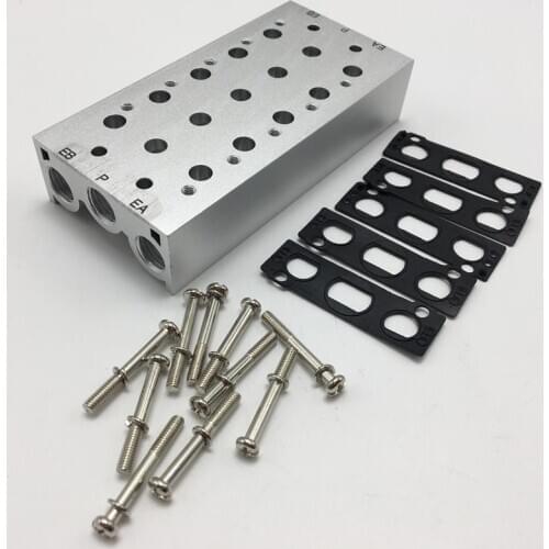 SS5Y3-20-14 SS5Y3-20-15 SS5Y3-20-16 SS5Y3-20-17 manifold solenoidvalve base SY3000 series solenoid valve junction plate