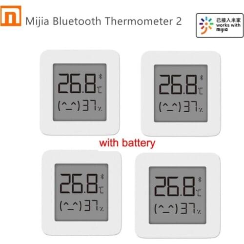 Newest Xiaomi Mijia Bluetooth Thermometer 2 Wireless Smart Electric Digital Hygrometer Thermometer Work with Mijia APP