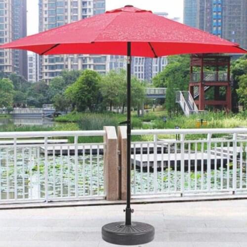 Outdoor Parasol Garden Umbrella Base Stand Round Patio Beach Garden Patio Sun Shelter Umbrella Support Sand Water Filled HWC
