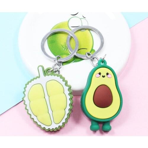 Korean version of cute cartoon doll toy pendant keychain french fries burger popcorn food pendant doll machine stall gifts