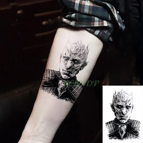 Waterproof Temporary Tattoo Sticker The white walkers tattoo totem tatto stickers flash tatoo fake tattoos for men girl women