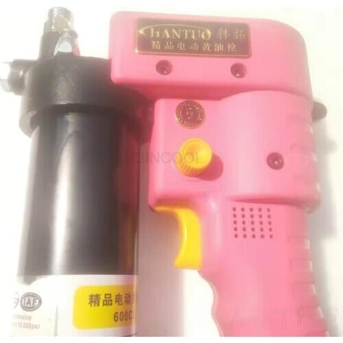 High voltage electric grease gun 12v24v automatic portable excavator butter 600cc oiler set High-quality accessories